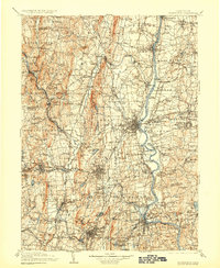1906 Map of Farmington, 1924 Print