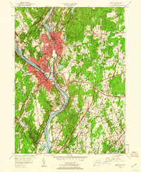 Download a high-resolution, GPS-compatible USGS topo map for Ansonia, CT (1960 edition)