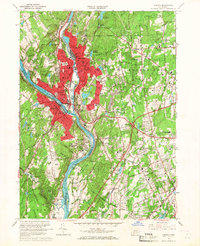 Download a high-resolution, GPS-compatible USGS topo map for Ansonia, CT (1967 edition)