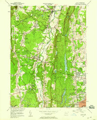 preview thumbnail of historical topo map of Hartford County, CT in 1957