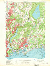 preview thumbnail of historical topo map of Connecticut, United States in 1967