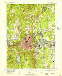 Download a high-resolution, GPS-compatible USGS topo map for Bristol, CT (1956 edition)