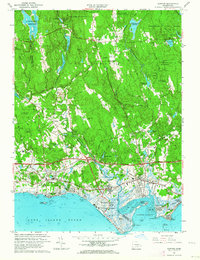 Download a high-resolution, GPS-compatible USGS topo map for Clinton, CT (1964 edition)