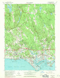 Download a high-resolution, GPS-compatible USGS topo map for Clinton, CT (1971 edition)