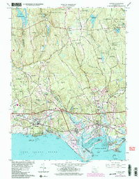 Download a high-resolution, GPS-compatible USGS topo map for Clinton, CT (1984 edition)