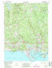 Download a high-resolution, GPS-compatible USGS topo map for Clinton, CT (1984 edition)