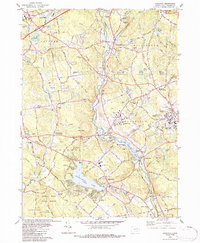Download a high-resolution, GPS-compatible USGS topo map for Coventry, CT (1987 edition)