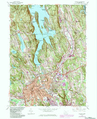 Download a high-resolution, GPS-compatible USGS topo map for Danbury, CT (1984 edition)