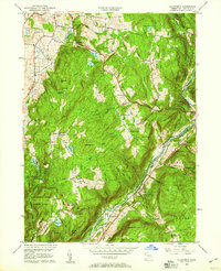 preview thumbnail of historical topo map of Litchfield County, CT in 1956