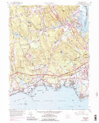 Download a high-resolution, GPS-compatible USGS topo map for Essex, CT (1989 edition)