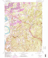 Download a high-resolution, GPS-compatible USGS topo map for Glastonbury, CT (1992 edition)