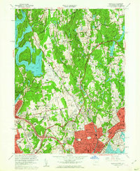 Download a high-resolution, GPS-compatible USGS topo map for Glenville, CT (1962 edition)