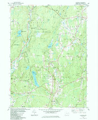 preview thumbnail of historical topo map of Windham County, CT in 1984