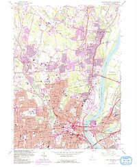 Download a high-resolution, GPS-compatible USGS topo map for Hartford North, CT (1992 edition)