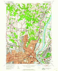 Download a high-resolution, GPS-compatible USGS topo map for Hartford North, CT (1959 edition)