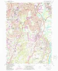 Download a high-resolution, GPS-compatible USGS topo map for Hartford South, CT (1985 edition)
