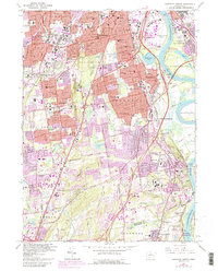 Download a high-resolution, GPS-compatible USGS topo map for Hartford South, CT (1992 edition)