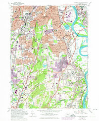 Download a high-resolution, GPS-compatible USGS topo map for Hartford South, CT (1973 edition)