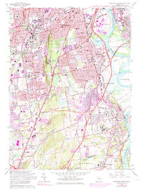 Download a high-resolution, GPS-compatible USGS topo map for Hartford South, CT (1983 edition)