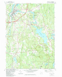 Download a high-resolution, GPS-compatible USGS topo map for Jewett City, CT (1984 edition)