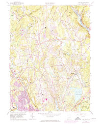 Download a high-resolution, GPS-compatible USGS topo map for Long Hill, CT (1974 edition)