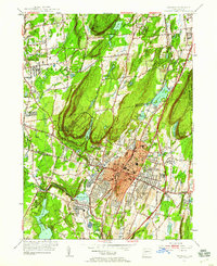 Download a high-resolution, GPS-compatible USGS topo map for Meriden, CT (1958 edition)