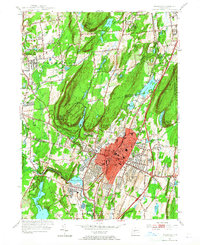 Download a high-resolution, GPS-compatible USGS topo map for Meriden, CT (1965 edition)