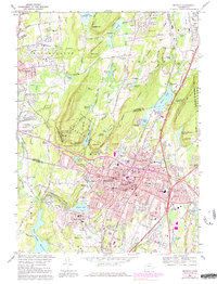 Download a high-resolution, GPS-compatible USGS topo map for Meriden, CT (1980 edition)