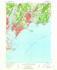 Download a high-resolution, GPS-compatible USGS topo map for Milford, CT (1960 edition)