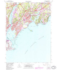 Download a high-resolution, GPS-compatible USGS topo map for Milford, CT (1985 edition)