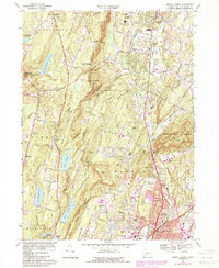Download a high-resolution, GPS-compatible USGS topo map for Mount Carmel, CT (1988 edition)