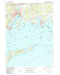 Download a high-resolution, GPS-compatible USGS topo map for Mystic, CT (1984 edition)