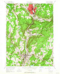 Download a high-resolution, GPS-compatible USGS topo map for Naugatuck, CT (1964 edition)