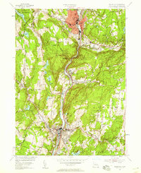 Download a high-resolution, GPS-compatible USGS topo map for Naugatuck, CT (1958 edition)