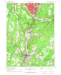 Download a high-resolution, GPS-compatible USGS topo map for Naugatuck, CT (1967 edition)