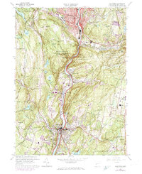 Download a high-resolution, GPS-compatible USGS topo map for Naugatuck, CT (1974 edition)