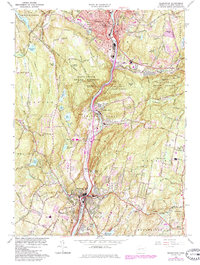Download a high-resolution, GPS-compatible USGS topo map for Naugatuck, CT (1985 edition)