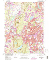 Download a high-resolution, GPS-compatible USGS topo map for New Britain, CT (1992 edition)