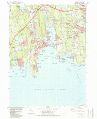 Download a high-resolution, GPS-compatible USGS topo map for Niantic, CT (1988 edition)