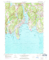 Download a high-resolution, GPS-compatible USGS topo map for Niantic, CT (1971 edition)