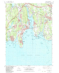 Download a high-resolution, GPS-compatible USGS topo map for Niantic, CT (1983 edition)
