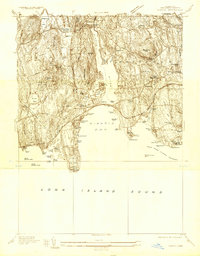 Download a high-resolution, GPS-compatible USGS topo map for Niantic, CT (1934 edition)