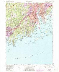 Download a high-resolution, GPS-compatible USGS topo map for Norwalk South, CT (1985 edition)
