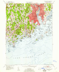 Download a high-resolution, GPS-compatible USGS topo map for Norwalk South, CT (1959 edition)