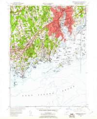 Download a high-resolution, GPS-compatible USGS topo map for Norwalk South, CT (1960 edition)
