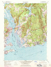 Download a high-resolution, GPS-compatible USGS topo map for Old Lyme, CT (1971 edition)