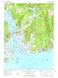 Download a high-resolution, GPS-compatible USGS topo map for Old Lyme, CT (1966 edition)