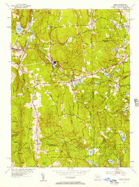 preview thumbnail of historical topo map of Windham County, CT in 1953