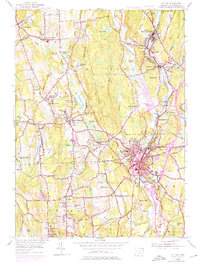 preview thumbnail of historical topo map of Windham County, CT in 1955