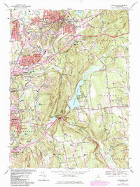 Download a high-resolution, GPS-compatible USGS topo map for Rockville, CT (1984 edition)